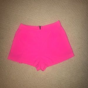Pink women summer shorts size small.